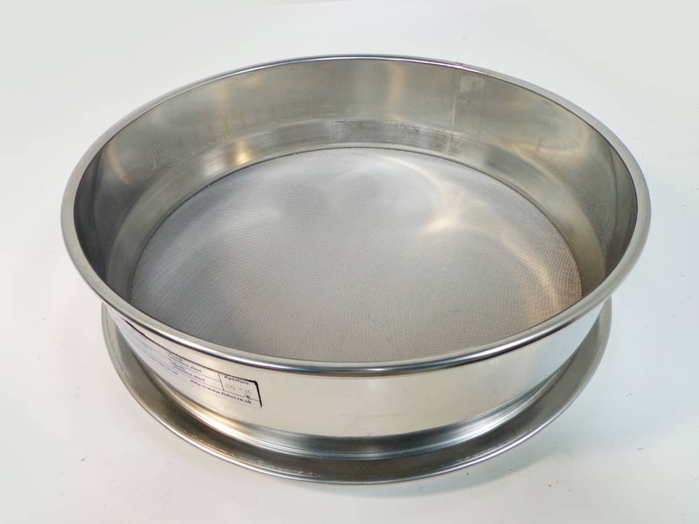 Fisher Scientific 300mm dia. Stainless Steel Woven Wire Mesh Laboratory Test Sieve, 355 Mic.